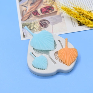 Stampo in silicone con foglie tropicali per decorazione torte e pasticceria fai da te
