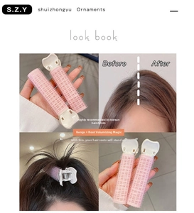 Clip per volume alle radici dei capelli che mostrano gli effetti prima e dopo