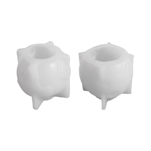 3D sphere silicone mold set for DIY earth and moon candles or resin crafts