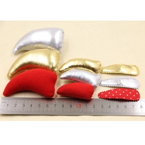 DIY Christmas hair accessory kit with velvet antlers and size scale measurement