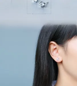 Detailed comparison of 2.5mm, 3mm and 4mm minimalist S925 silver stud earrings