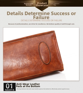 Detail view of brown vintage bag featuring wear-resistant leather pads and precise stitching