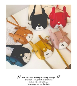 Collection of colorful cartoon bunny crossbody bags for kids in a stylish group display
