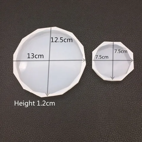 Rhombus Geometrische Silikonform DIY Kristall Epoxidharz Guss Hohe Transparenz Spiegeloberfläche Aromatherapie Stein Handwerk