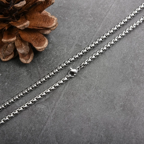 Collana a Catena Veneziana in Acciaio Inossidabile Per Uomo Donna Minimalista Stile Industriale Gioielli Accessorio Quotidiano