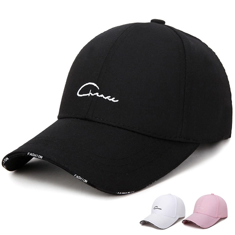 Gorra De Béisbol De Algodón Unisex Bordado Letras Ajustable Protección Solar Sombrero Deportivo Casual Exterior