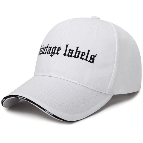 Cappello Da Baseball Con Ricamo Etichette Vintage Gotico Twill Di Cotone Streetwear Regolabile Parasole Per Uomo Donna