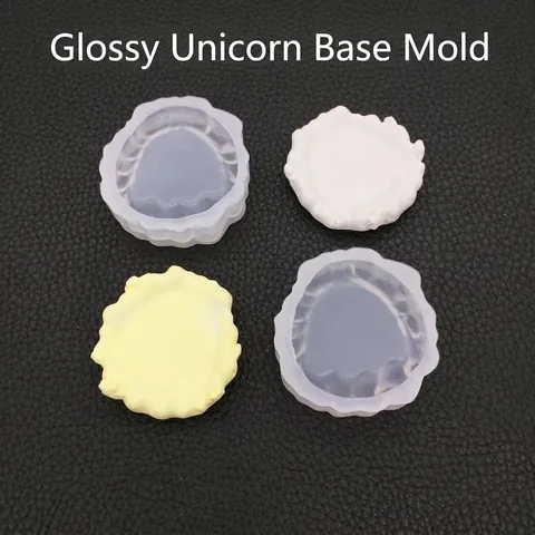 DIY Silicone Mold Translucent Soft Mirror Surface Wavy Edge Resin Epoxy Aroma Gypsum Casting Jewelry Base Ornament