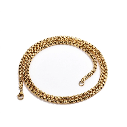 Collana a Catena Veneziana in Acciaio Inossidabile Per Uomo Donna Minimalista Stile Industriale Gioielli Accessorio Quotidiano