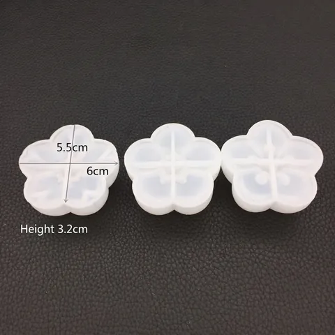 Stampo Silicone Fiore Di Ciliegio 3D Superficie Specchio Colata Resina Fai Da Te Gesso Aromaterapia