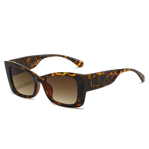 Cat-Eye-Sonnenbrille PC-Material UV400-Schutz Retro-Mode Streetstyle Verlaufsgläser Einzigartige Marmortextur-Bügel