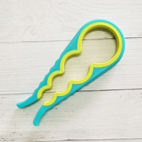 Multifunctional Jar Opener Manual Non Slip Rubber Plastic Bottle Can Opener Kitchen Gadget Tool