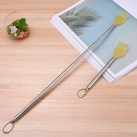 Back Scratcher Telescopic Stainless Steel Extendable Portable Manual Body Massage Claw Handheld Tool