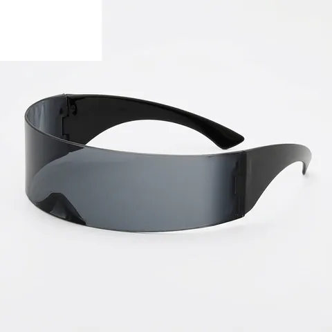 Occhiali Da Sole A Visiera Cyberpunk Futuristico Shield Eyewear PC Plastica Per Party Cosplay Prop Stile Y2K Donne Uomini