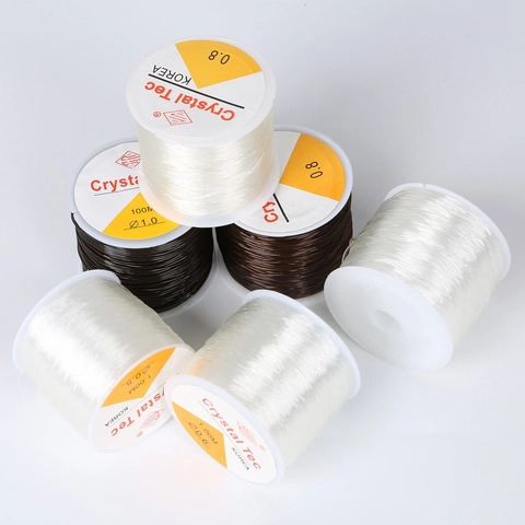 Elastic Beading Cord High Stretch Crystal String Plastic Resin For DIY Jewelry Bracelet Making Crafts