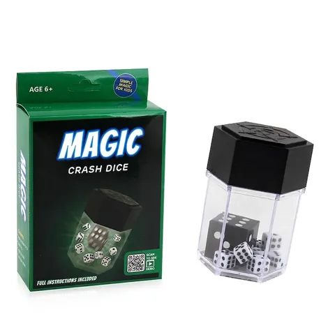 Exploding Dice Magic Trick Close Up Illusion Large To Small Plastic Novelty Toy For Kids Party Favors