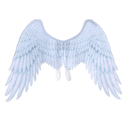 Ali D'angelo Accessori Per Costumi Tessuto Non Tessuto Piuma Stampata Con Cinghie Elastiche Per Halloween Cosplay Festa
