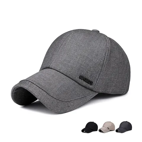 Berretto Da Baseball In Cotone Fibbia In Metallo Regolabile Ricamo Lettere Sports Cappello Da Sole Casual Per Uomo