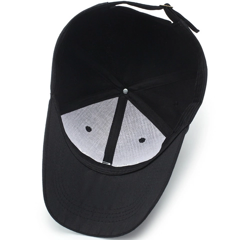 LIKEFURY Letter Embroidery Baseball Cap Cotton Adjustable Sun Protection Casual Outdoor Sport Hat For Daily Wear