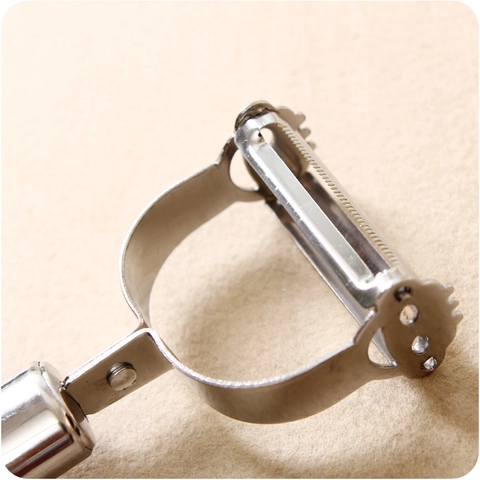 Stainless Steel Peeler And Julienne Shredder Double Head Fruit Vegetable Peeling Knife Multifunctional Kitchen Gadget