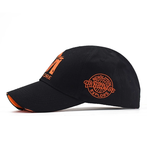 Vintage Baseball Cap Cotton Blend Embroidery Wolf Pattern Explore Letter Distressed Washed Outdoor Sun Hat For Men