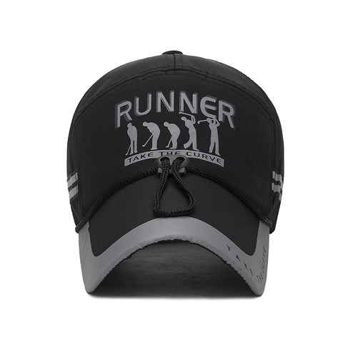 Cappello Da Baseball Sportivo All'Aperto Asciugatura Rapida Striscia Riflettente Corda Antivento Cappello Da Pesca Regolabile