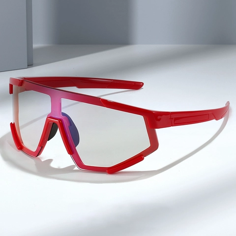 Occhiali Da Sole Ciclismo Fotocromatici Montatura PC Protezione UV400 Occhiali Sportivi All Aperto Uomini Donne