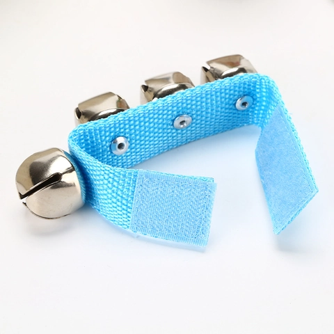 Campanelli Regolabili Per Polso E Caviglia Cinturino In Nylon Con Sonagli Metallici Per Educazione Musicale Precoce Bambini