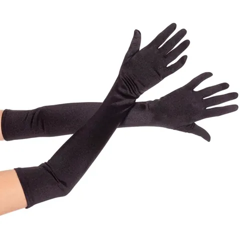 Lange Handschuhe Über Den Ellbogen Spandex Lycra Elastisch Sonnenschutz Formelle Abendparty Hochzeit Performance Satin Damen