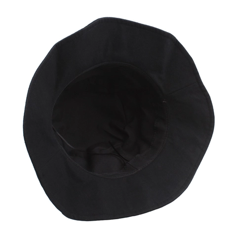 Chapeau Bob Femme À Bord Large En Coton Polyester Pliable Protection Solaire Décontracté Couleur Unie Style Japonais Chapeau De Soleil