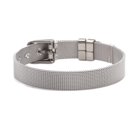 Bracciale Per Orologio In Maglia Milanese Acciaio Inossidabile Fibbia Regolabile Gioielli Di Moda Minimalisti