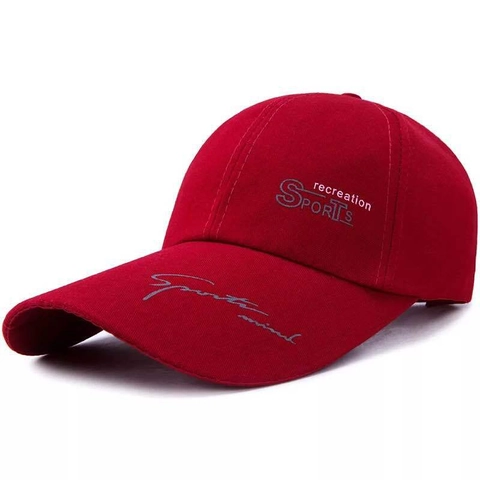 Baseball Cap Cotton Polyester Sports Recreation Letter Print Sunshade Adjustable Outdoor Casual Hat For Men Women