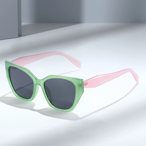 Occhiali Da Sole Occhi Di Gatto Cornice Grande Retro Jelly Colore PC Moda UV400 Occhiali Protettivi Per Uomini E Donne