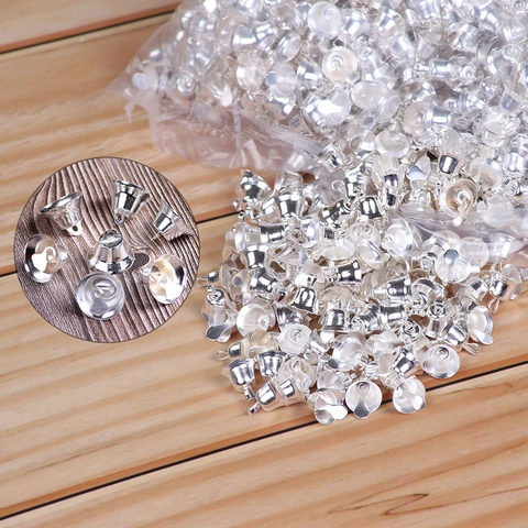Piccoli Campanelli Di Natale In Metallo Oro Argento Ornamenti Da Appendere Per Fai Da Te Decorazione Festa
