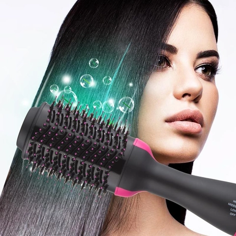 Professionele Heteluchtborstel Haardroger En Volumizer Styler Multifunctionele Tool Voor Het Steilen En Krullen Van Haar Styling