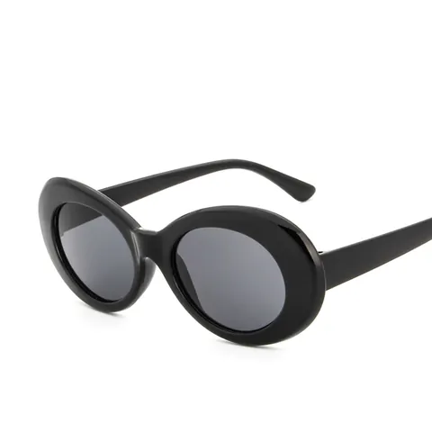 Vintage Ovale Zonnebril Voor Dames Heren Retro Mod Style Clout Goggles PC Frame Mode Streetwear Eyewear
