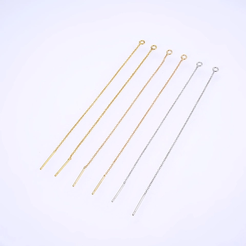 Infilatore Per Orecchini In Rame Accessori Per Creazione Gioielli DIY Catena Lunga Con Occhiello