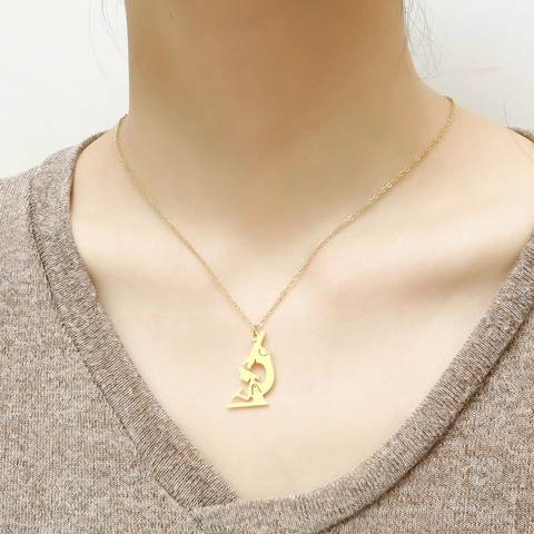 Collar con Colgante de Microscopio Creativo para Mujer de Acero Inoxidable Instrumento Médico Biológico Estilo Ciencia Joyería