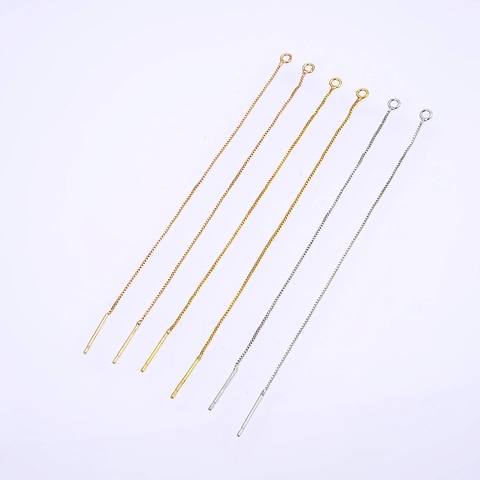 Infilatore Per Orecchini In Rame Accessori Per Creazione Gioielli DIY Catena Lunga Con Occhiello