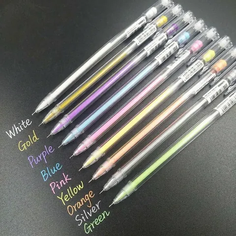 Stylos Gel Pastel Brillants Coque En Plastique Colorée Pour Journaling DIY Scrapbooking Papeterie De Bureau Pointe Fine