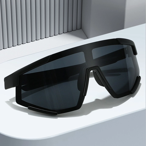 Sport Sonnenbrille PC Shield Bunte Spiegelgläser UV400 Schutz Radfahren Laufen Outdoor Mode Unisex
