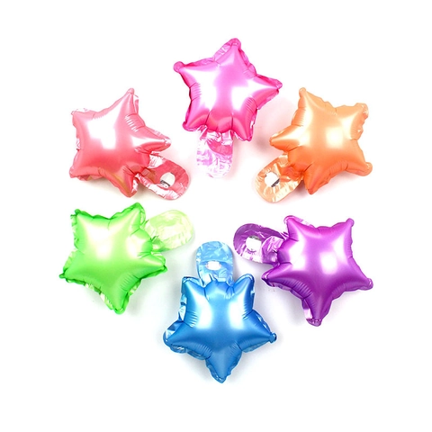 Heart Star Shaped Aluminum Foil Balloons Metallic Glossy Inflatable Birthday Wedding Party Decoration Festive Decorative