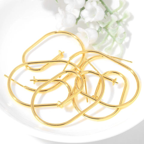 DIY Earring Findings Metal Plated Geometric Knot Spiral Design Dangle Connectors 925 Sterling Silver Earring Post
