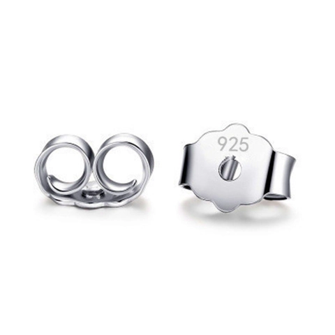 925 Sterlingsilber Schmetterling Ohrringrücken Stopper Für Ohrstecker DIY Schmuckzubehör 4mm 4.5mm 5mm Ersatz