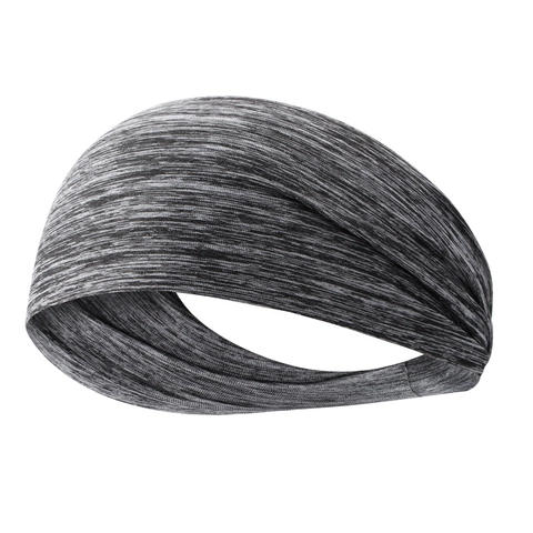 Sports Headband Milk Satin Elastic Sweat Wicking Quick Dry Yoga Running Fitness Hair Band Unisex