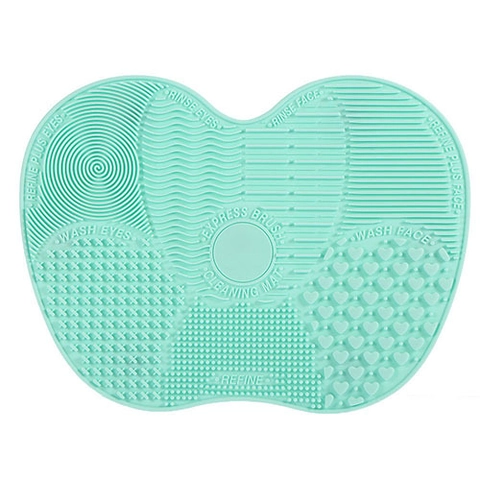Makeup Brush Cleaning Mat Silicone Multi Texture Scrubber Pad With Suction Cups Professional Cosmetic Tool Scrubber