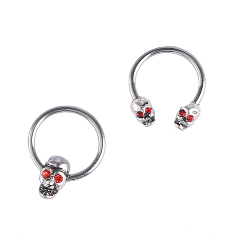 Horseshoe Septum Ring Chirurgisch Staal Lichaamspiercing Sieraden Adelaarsklauw Schedel Vlinder Bij Gothische Punk Stijl