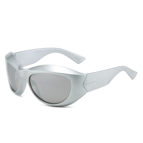 Gafas De Sol Deportivas Montura PC Protección UV400 Envolventes Y2K Steampunk Futuristas Ciclismo Para Hombres Mujeres