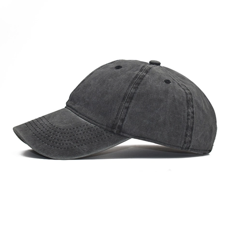Gorra De Béisbol De Algodón Lavado Retro Color Sólido Sombrero De Sol Ajustable Para Niños Niños Niñas