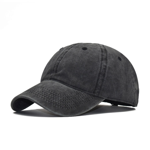 Washed Cotton Baseball Cap Vintage Distressed Dad Hat Adjustable Parent-Child Sun Hat For Adults Kids Unisex Spliced